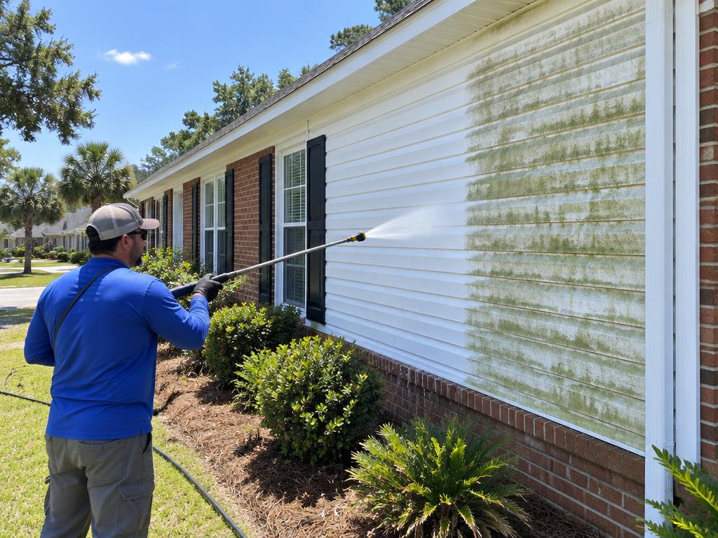 House Wash in Upstate South Carolina